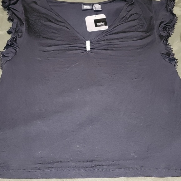 Mossimo Supply Co. Tops - Mossimo Supply Co. Black Peasant Style Top Sz XL